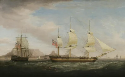 Brytyjscy mieszkańcy Indii Wschodnich na dwóch pozycjach poza Dover
